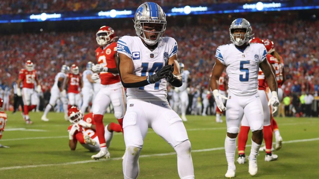 Amon-Ra St. Brown hat den ersten Touchdown der neuen NFL-Saison erzielt