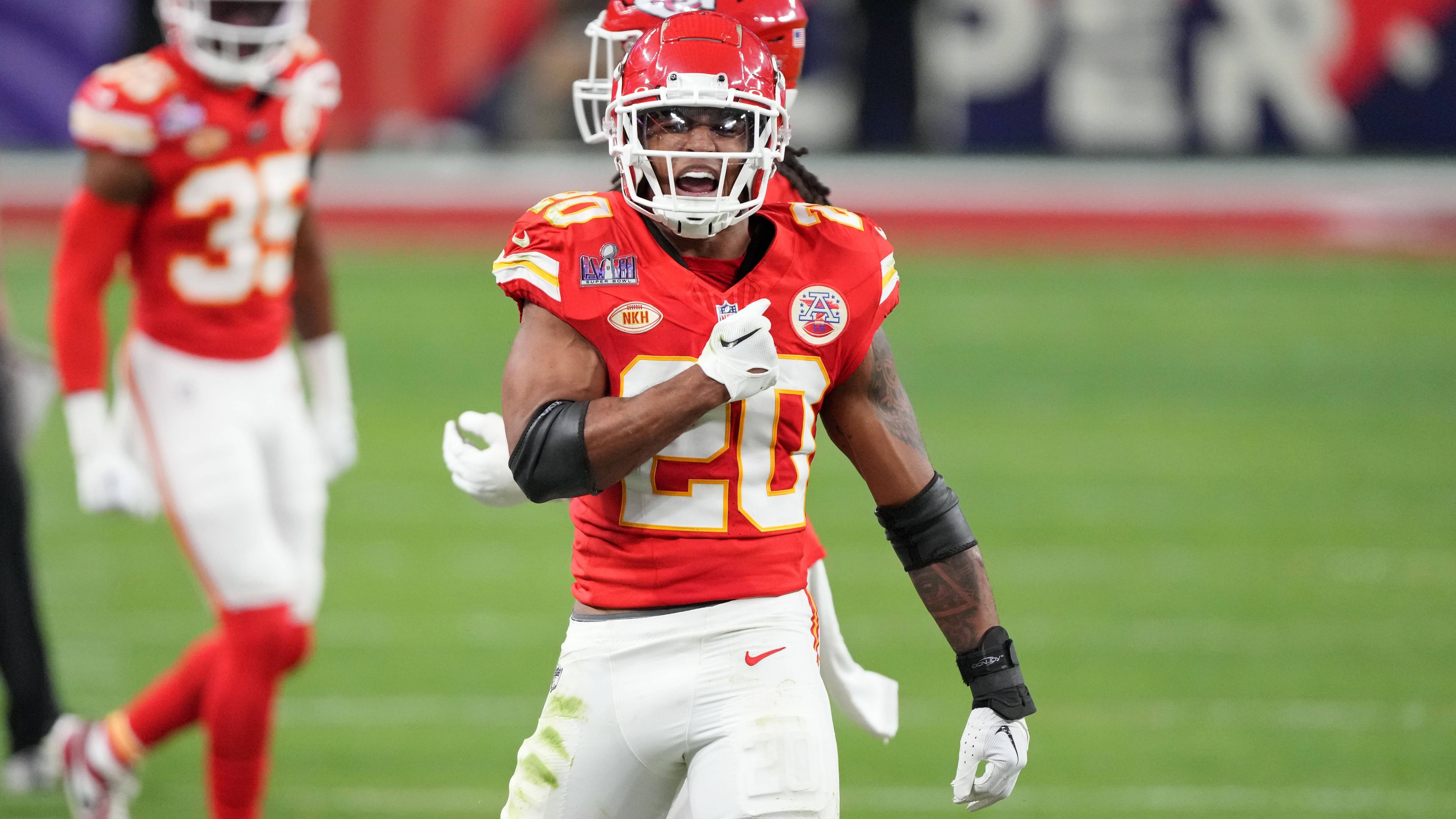<strong>Kansas City Chiefs</strong><br>- Safety Justin Reid<br>- Defensive End Charles Omenihu<br>- Linebacker Nick Bolton