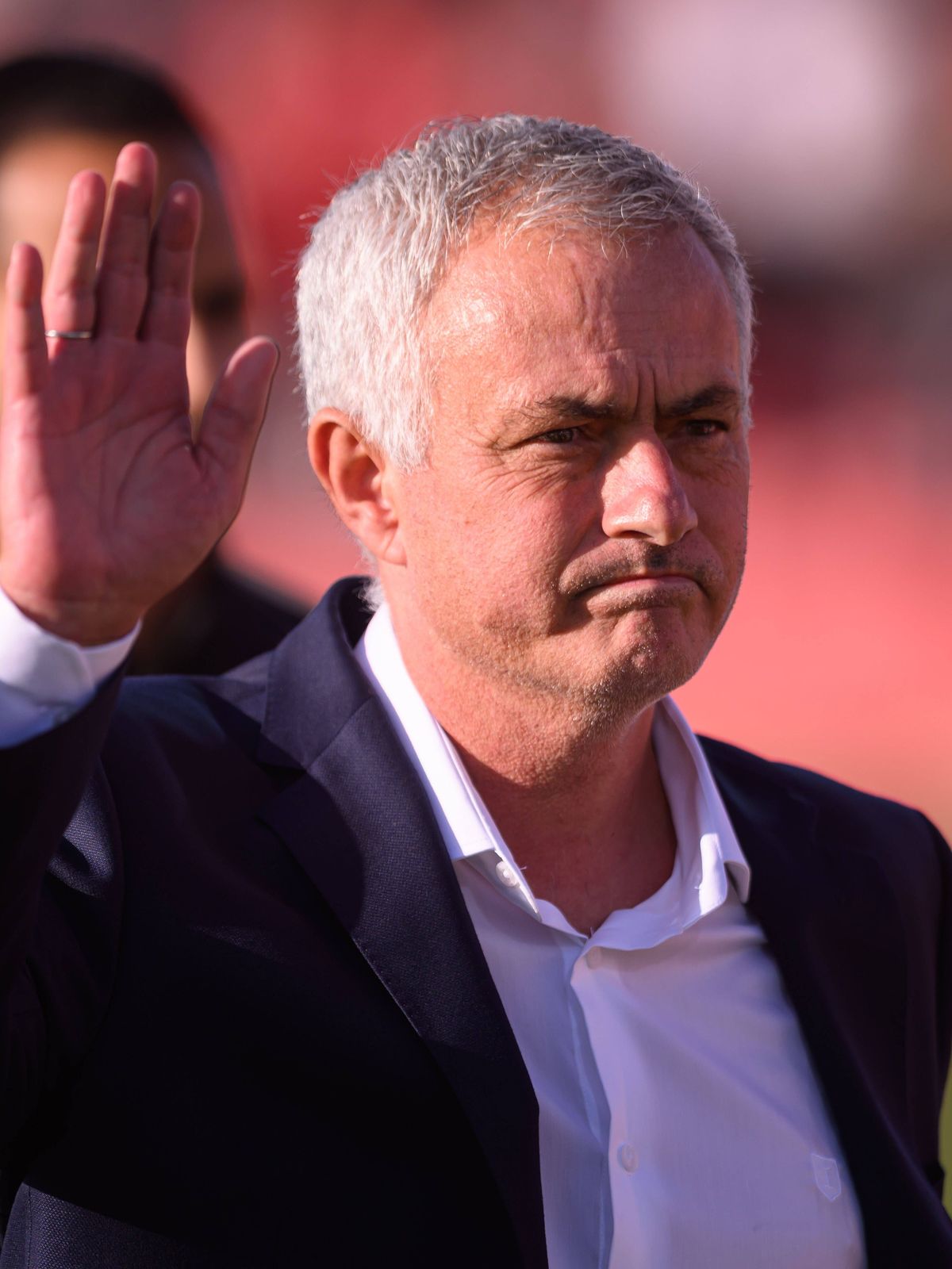 September 20, 2025, Santo Tirso, Porto, Portugal: JOSE MOURINHO head coach of SL Benfica seen during the Liga Portugal Betclic 2025 26 match between AVS and SL Benfica, on September 20, 2025 at Est...