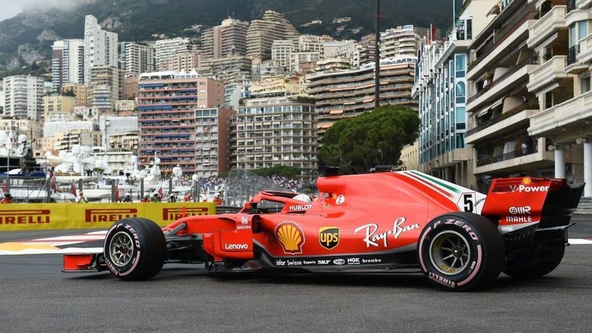 Vettel hängt in den engen Gassen von Monaco noch zurück