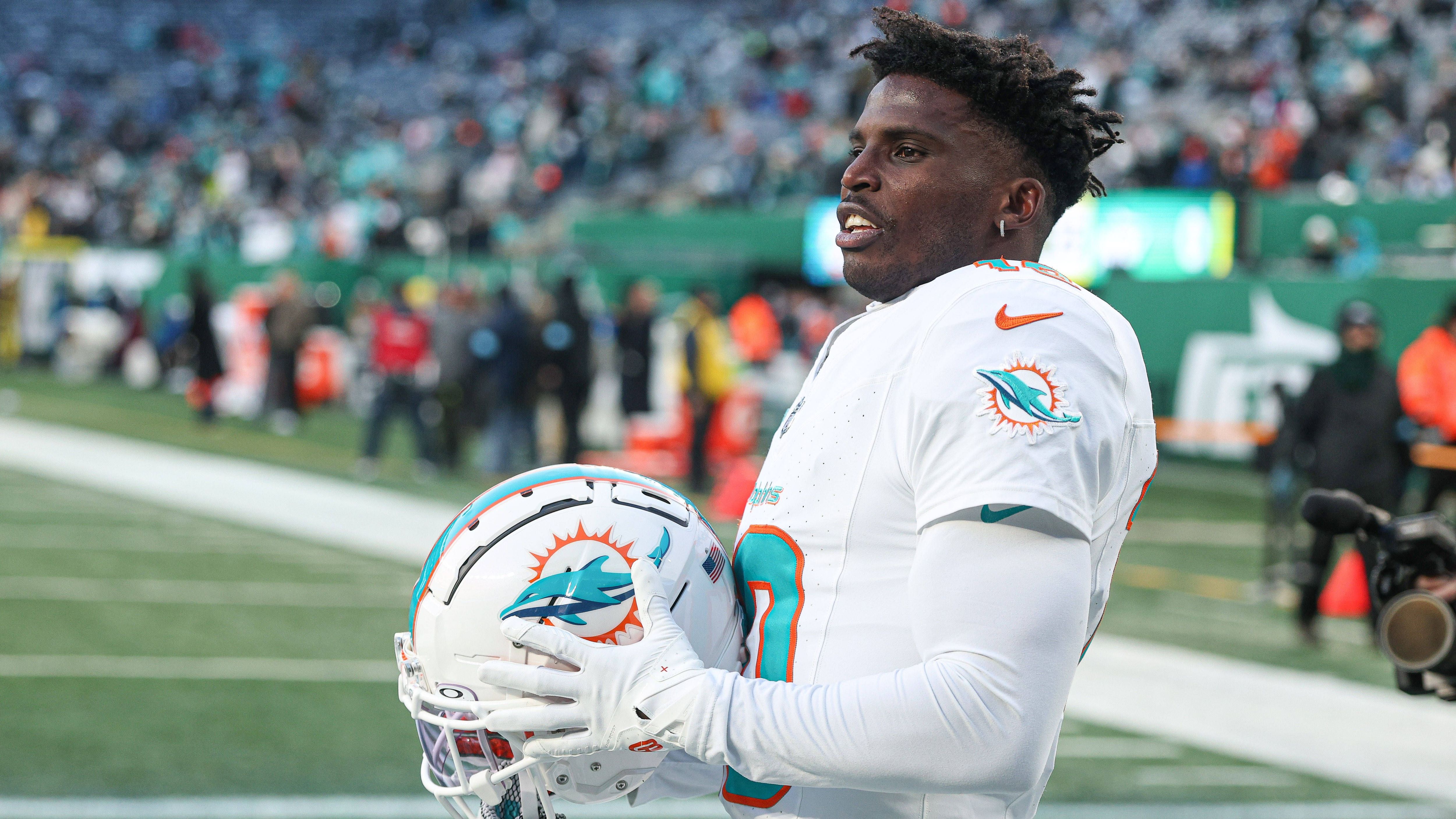 <strong>Platz 47: Tyreek Hill (Miami Dolphins)</strong><br>- Position: Wide Receiver<br>- Platzierung letzte Saison: 1