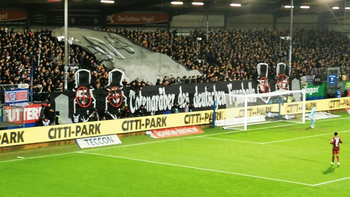 Die Choreo der Kieler Fans