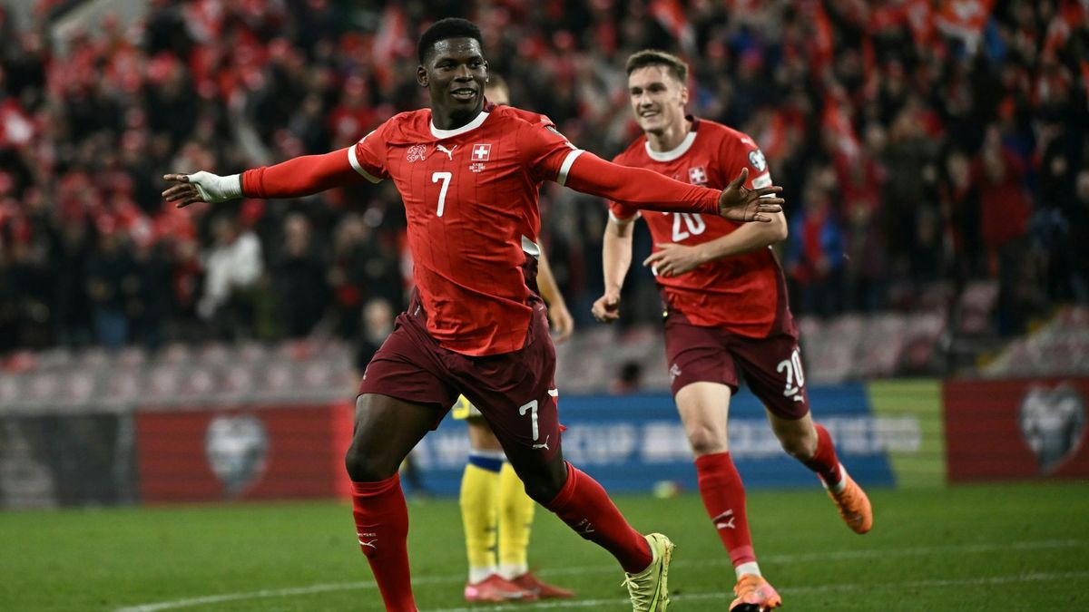 Embolo feiert seinen Führungstreffer