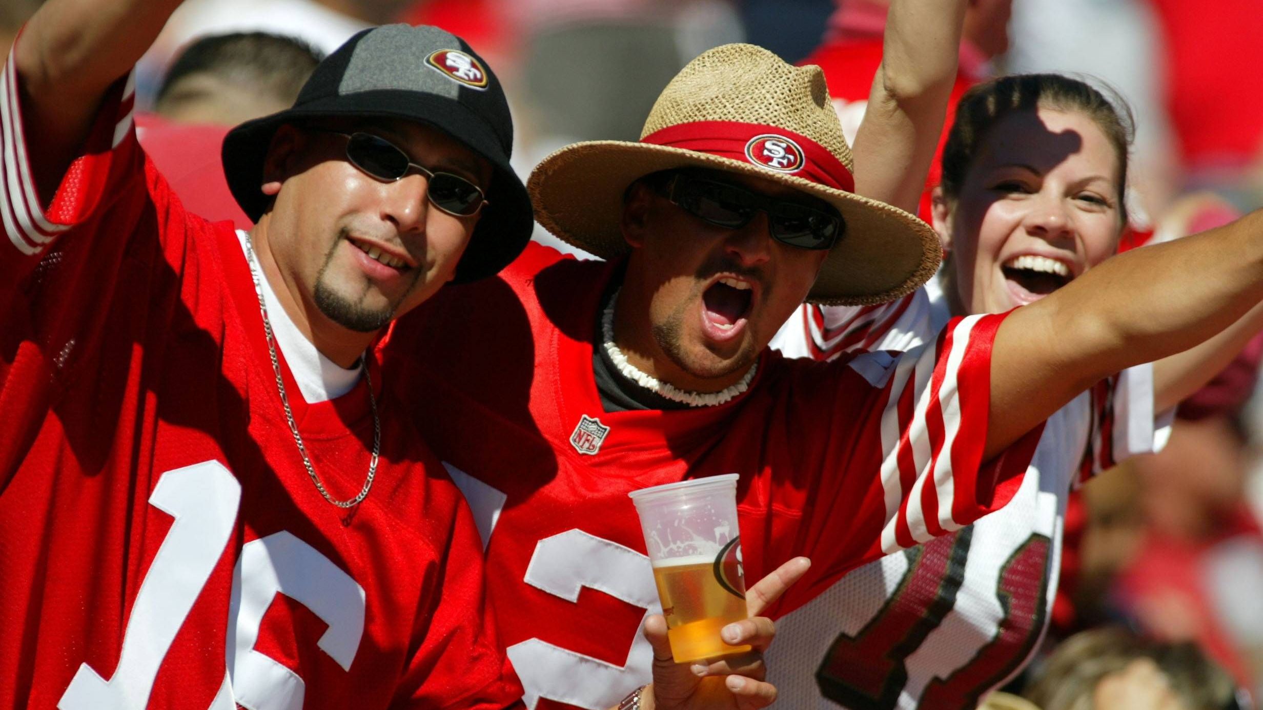 <strong>Platz 14 (geteilt): San Francisco 49ers</strong><br>0,70 Promille