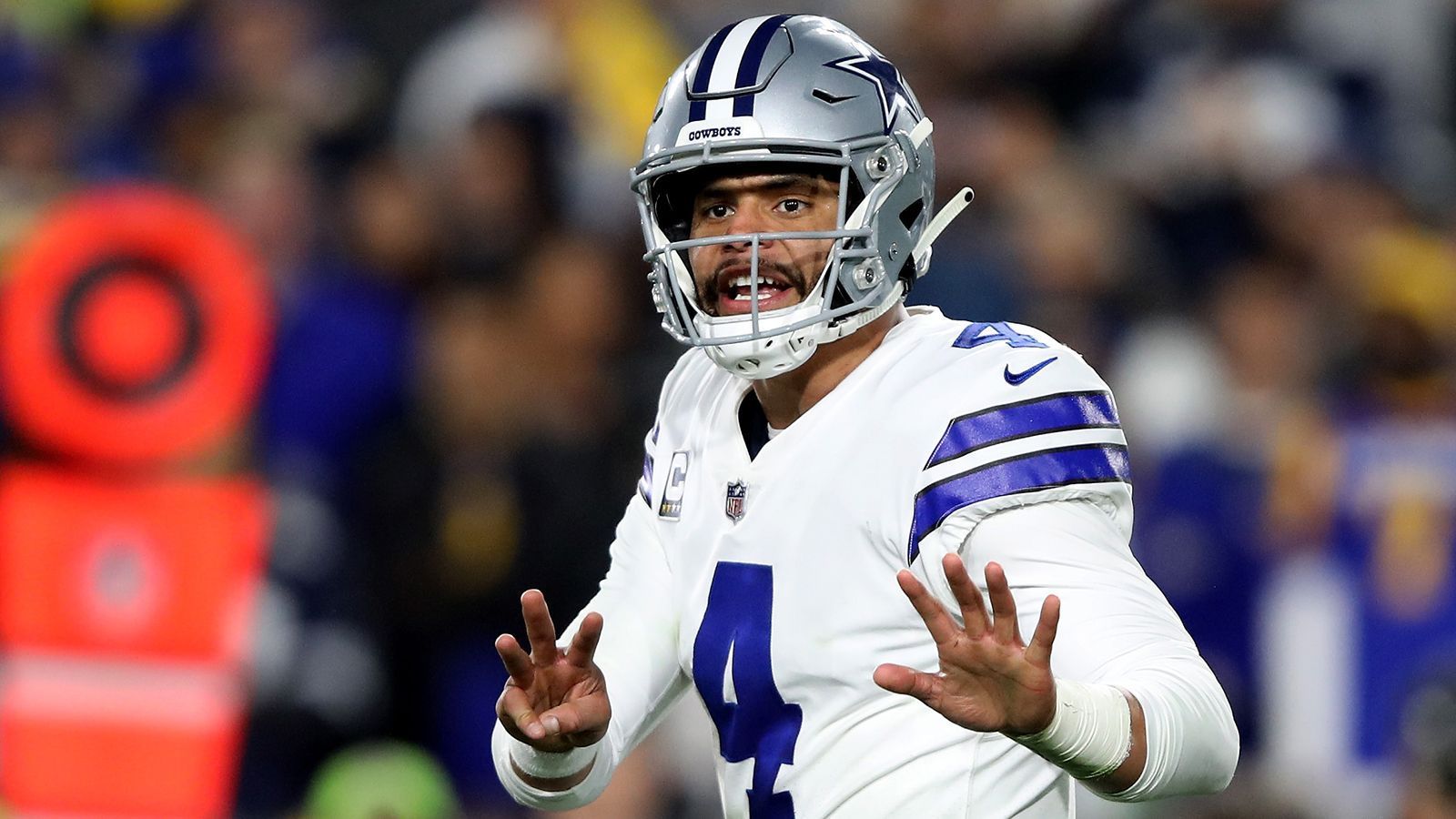 
                <strong>Dak Prescott (Dallas Cowboys)</strong><br>
                Gesamtwertung: 81Spielverständnis: 83Wurfkraft: 87Genauigkeit kurze Pässe: 89Genauigkeit mittlere Pässe: 86Genauigkeit lange Pässe: 85
              