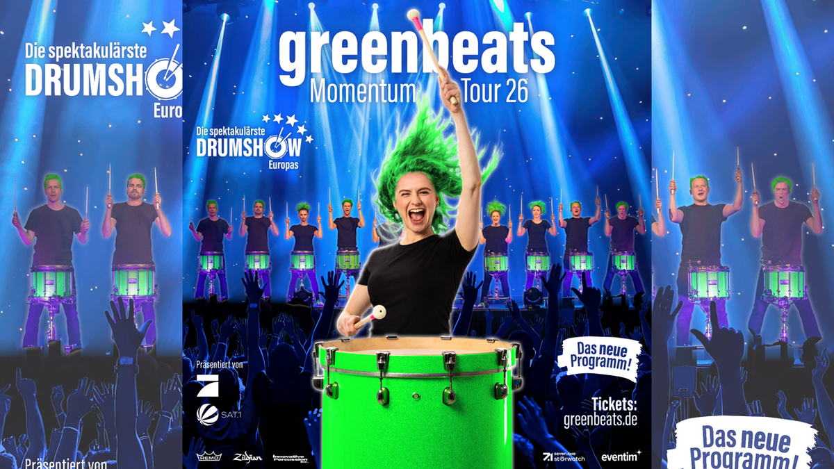 Drum-Phänomen greenbeats kündigt neue „Momentum Tour `26“