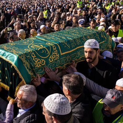 Beerdigung des türkischen Geistlichen Gülen