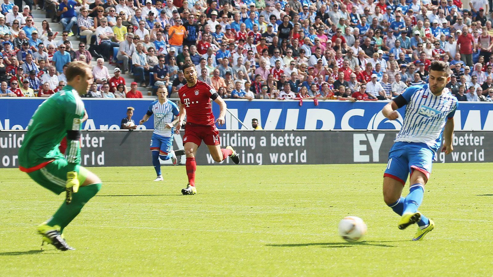 
                <strong>Platz 8: Kevin Volland (TSG Hoffenheim) – 9 Sekunden</strong><br>
                Liga: Bundesliga –Datum: 22. August 2015 –Gegner: FC Bayern München
              