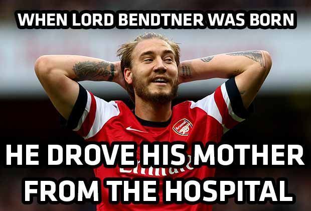 
                <strong>Lord Bendtner - der neue Chuck Norris</strong><br>
                
              