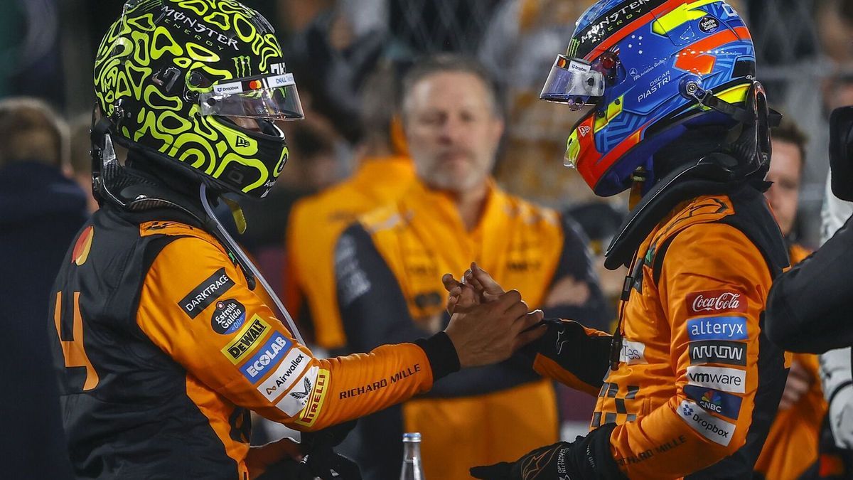 Lando Norris schenkte Oscar Piastri in letzter Sekunde den Sieg