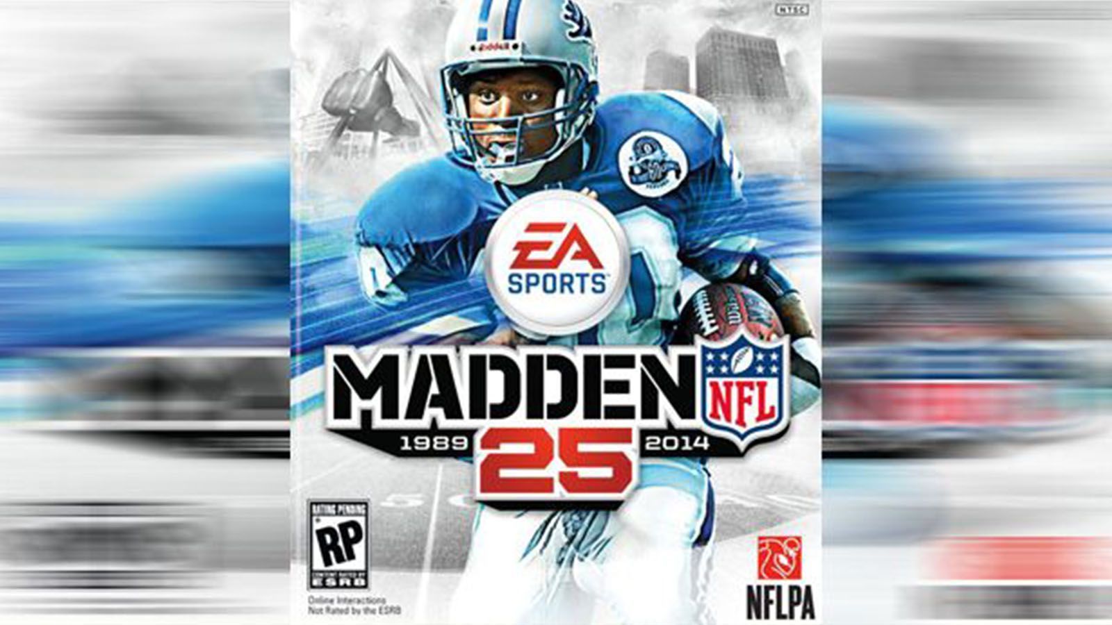 
                <strong>Madden NFL 25</strong><br>
                Madden NFL 25 (Jubiläumsversion) - Cover-Spieler: Barry Sanders.
              
