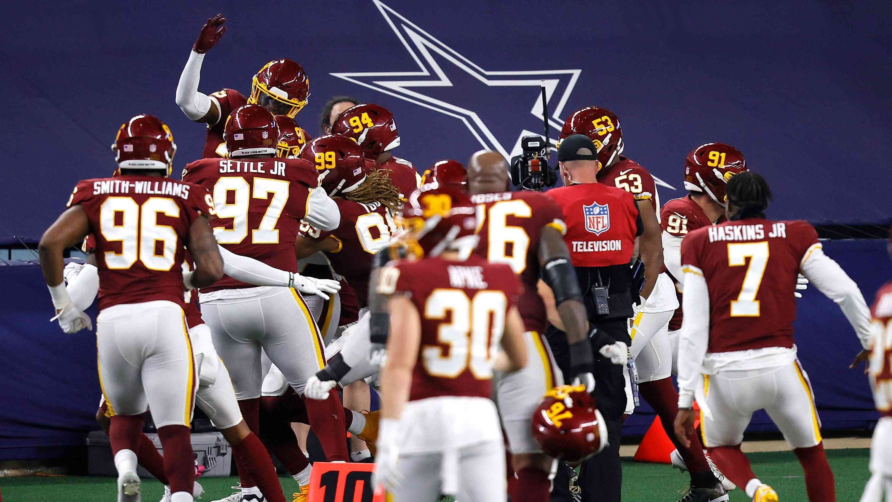 
                <strong>Platz 8: NFC East - Bilanz: 23-40-1</strong><br>
                 - Washington Football Team: 7-9 - Dallas Cowboys: 6-10   - New York Giants: 6-10  - Philadelphia Eagles: 4-11-1 
              
