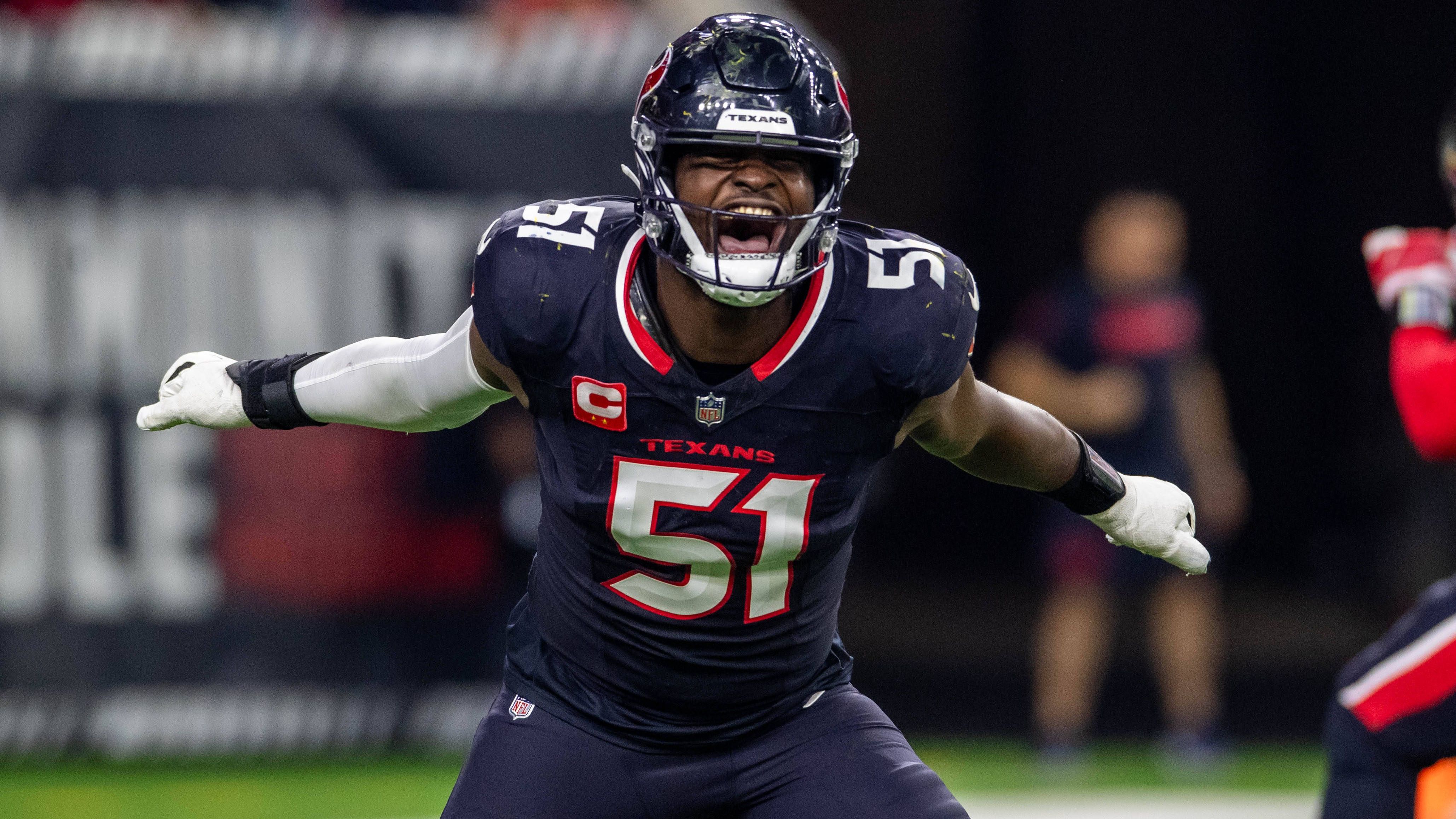 <strong>Platz 15 (geteilt): Houston Texans</strong><br>Quote: +3.500 (bei einem Einsatz von 100 US-Dollar gewinnt man 3.500 US-Dollar)