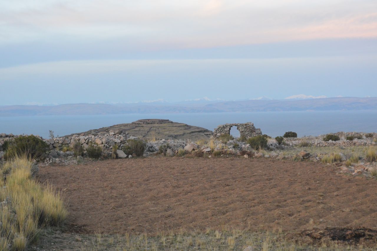 Auf der Isla de Sol im Titicacasee bauten die Inkas heilige Tempel.