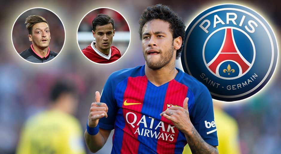 
                <strong>Wer wird Neymar-Nachfolger?</strong><br>
                Der Rekord-Transfer von Neymar zu Paris St. Germain steht kurz bevor. 222 Millionen Euro sollen die Franzosen an den FC Barcelona zahlen. Mit so viel Geld sollte es keine Schwierigkeit darstellen, einen oder mehrere hochkarätige Nachfolger zu verpflichten. Als Kandidaten gelten unter anderem auch zwei deutsche Nationalspieler. ran.de stellt euch die Liste der möglichen Neymar-Nachfolger vor.
              