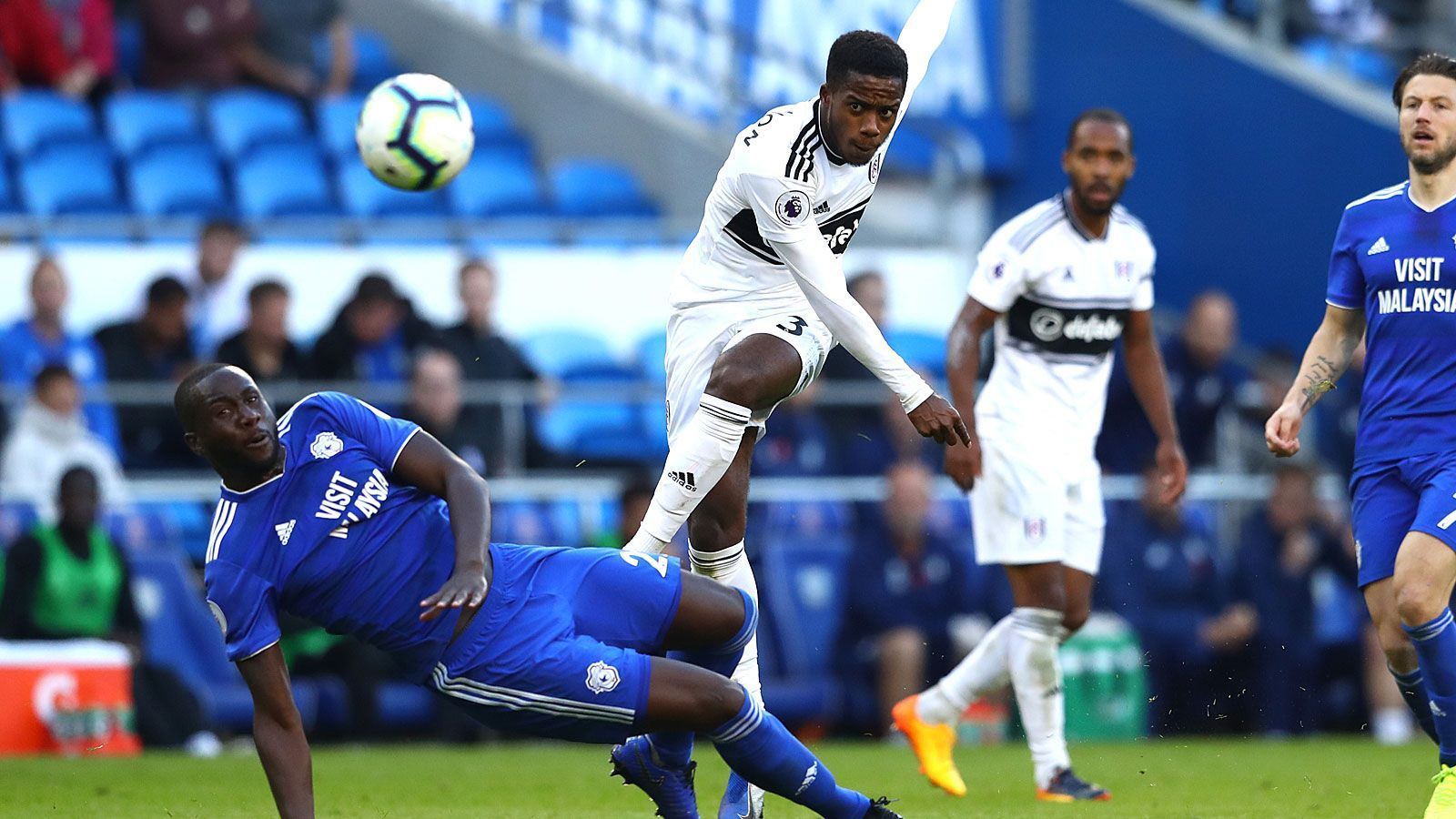 
                <strong>Ryan Sessegnon (2. v. l.)</strong><br>
                Geburtstag: 18. Mai 2000Erstes Tor in der Premier League: für den FC Fulham beim 2:4 bei Cardiff City am 20. Oktober 2018
              