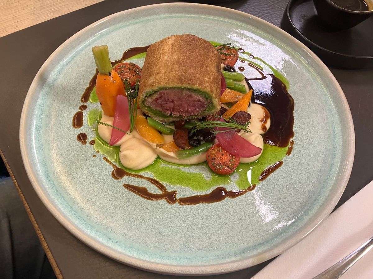 Lammrücken mit Parmesan-Spinat