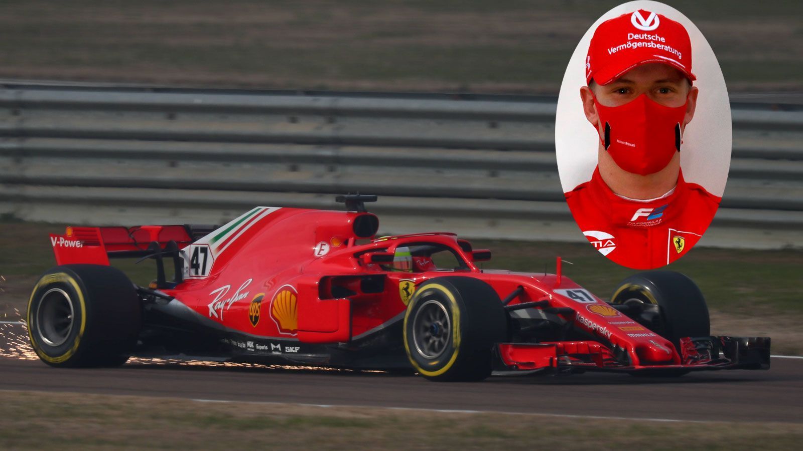 
                <strong>Mick Schumacher im Vettel-Ferrari: So lief seine Testfahrt</strong><br>
                Mick Schumacher fährt sich vor dem Start seiner ersten Formel-1-Saison fleißig warm - jedoch erst einmal nicht für seinen Rennstall Haas, sondern im Rahmen eines Testprogramms der Scuderia Ferrari. Am Donnerstag drehte der Sohn von Legende Michael Schumacher zahlreiche Runden auf der Ferrari-Hausstrecke in Fiorano. ran.de nennt die Hintergründe und zeigt, wie seine Testfahrt verlaufen ist.
              