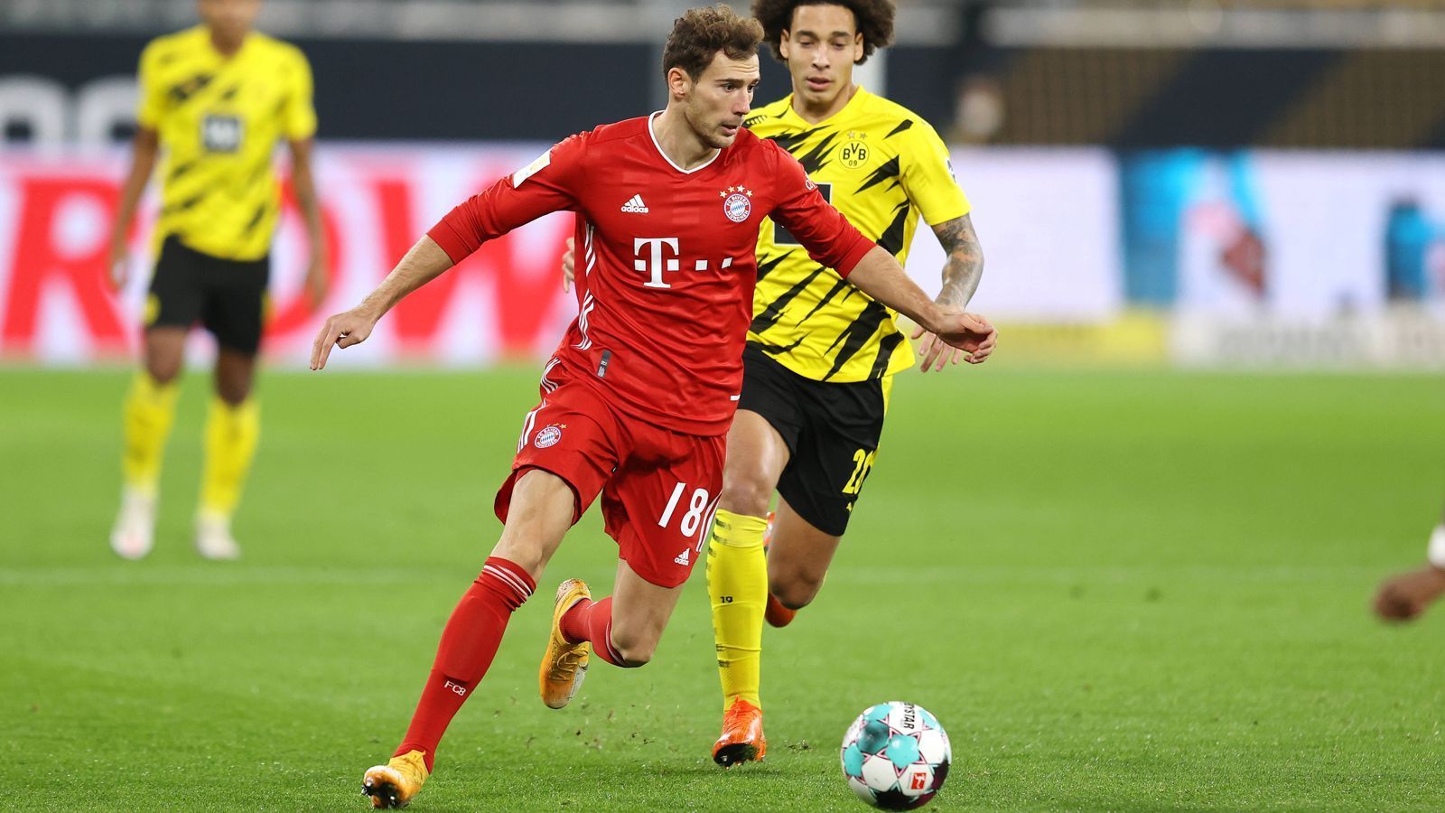 
                <strong>Leon Goretzka (FC Bayern München)</strong><br>
                Hat nach einer Viertelstunde die erste große Chance des Spiels, seinen Kopfball wehrt Bürki ab. Kann im weiteren Verlauf dem Spiel nicht so den Stempel aufdrücken, wie er das zuletzt häufiger tat. Vor dem 3:1 erobert er in der Abwehr den Ball und leitet so den Angriff ein. ran-Note: 3
              