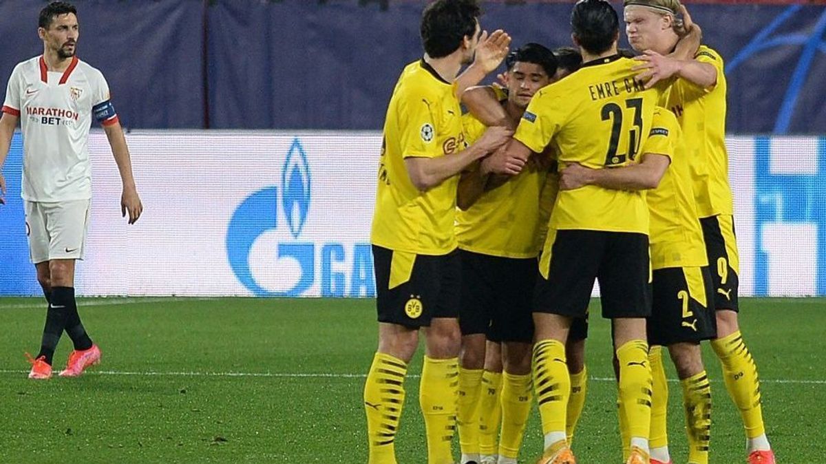 Dortmund gewinnt in Sevilla: Haaland trifft doppelt