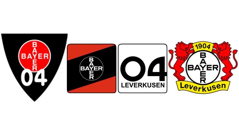
                <strong>Bayer 04 Leverkusen</strong><br>
                Die "Werkself" hat ihr Wappen schon des Öfteren verändert. Die beiden Löwen, die das Logo umrahmen, kamen erst 1996 hinzu. Deutlich gelungener als die Varianten zuvor, fnden wir.
              