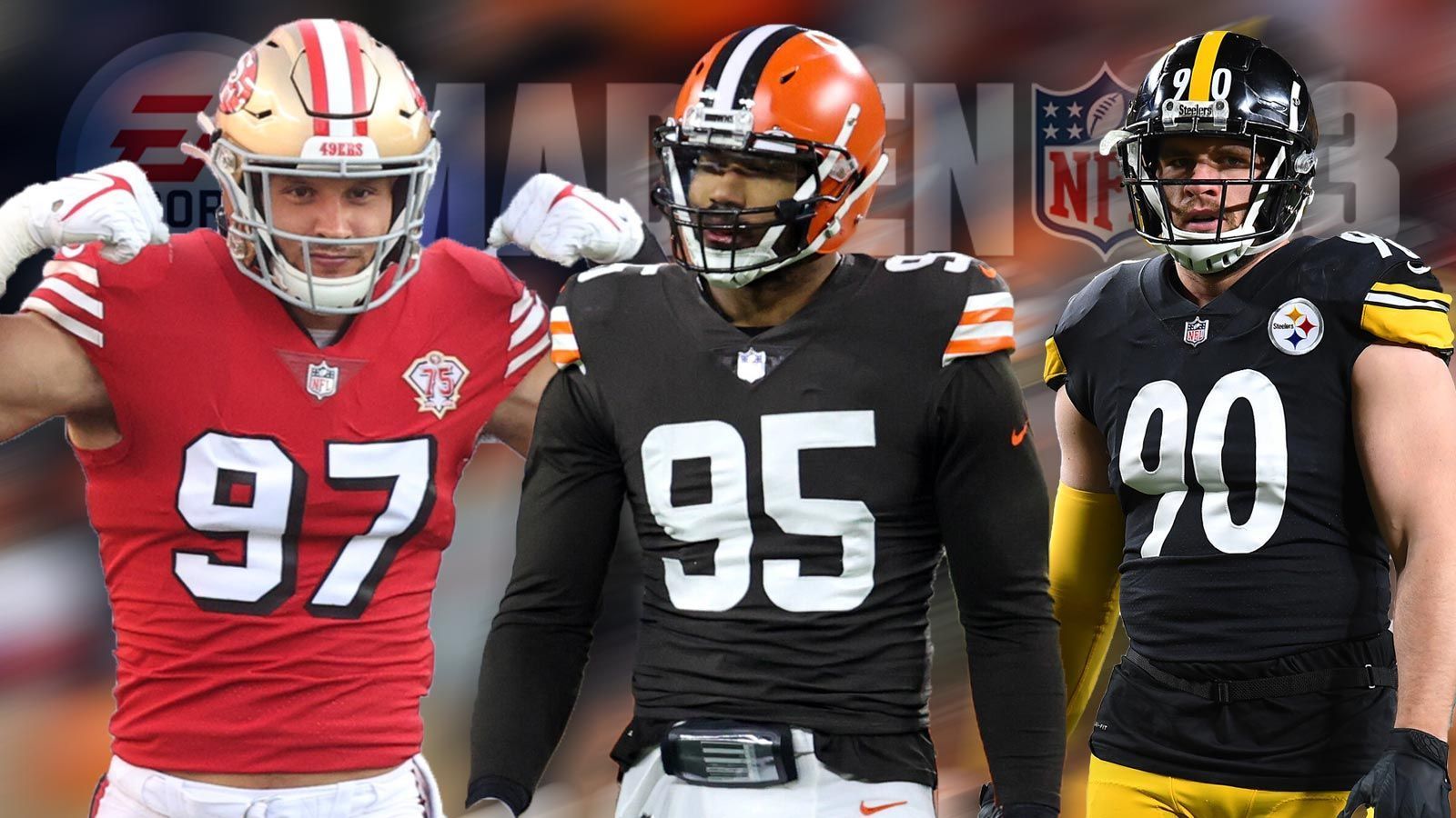 Madden 23: Myles Garrett, T.J. Watt top the ratings for edge rushers