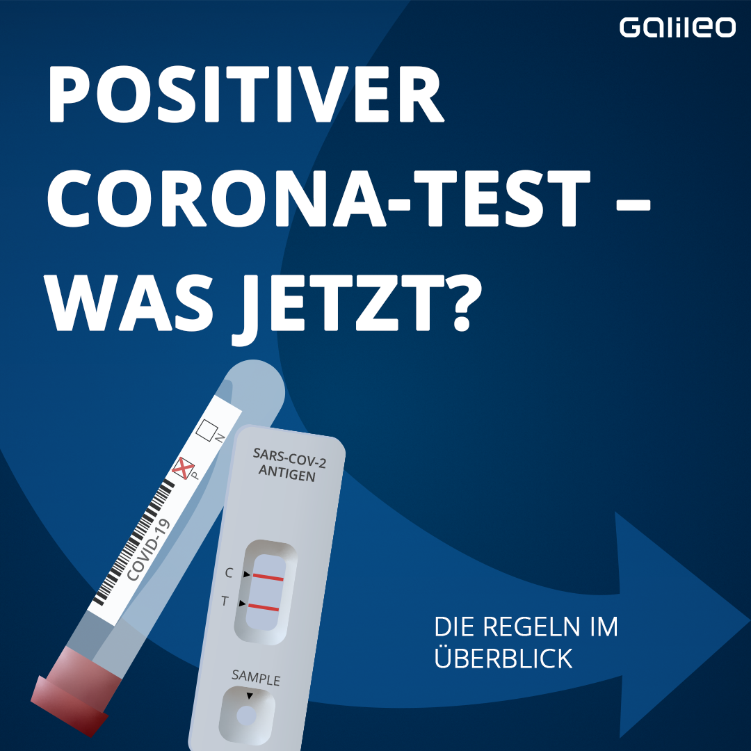 Positiver Corona-Test: Das richtige Verhalten