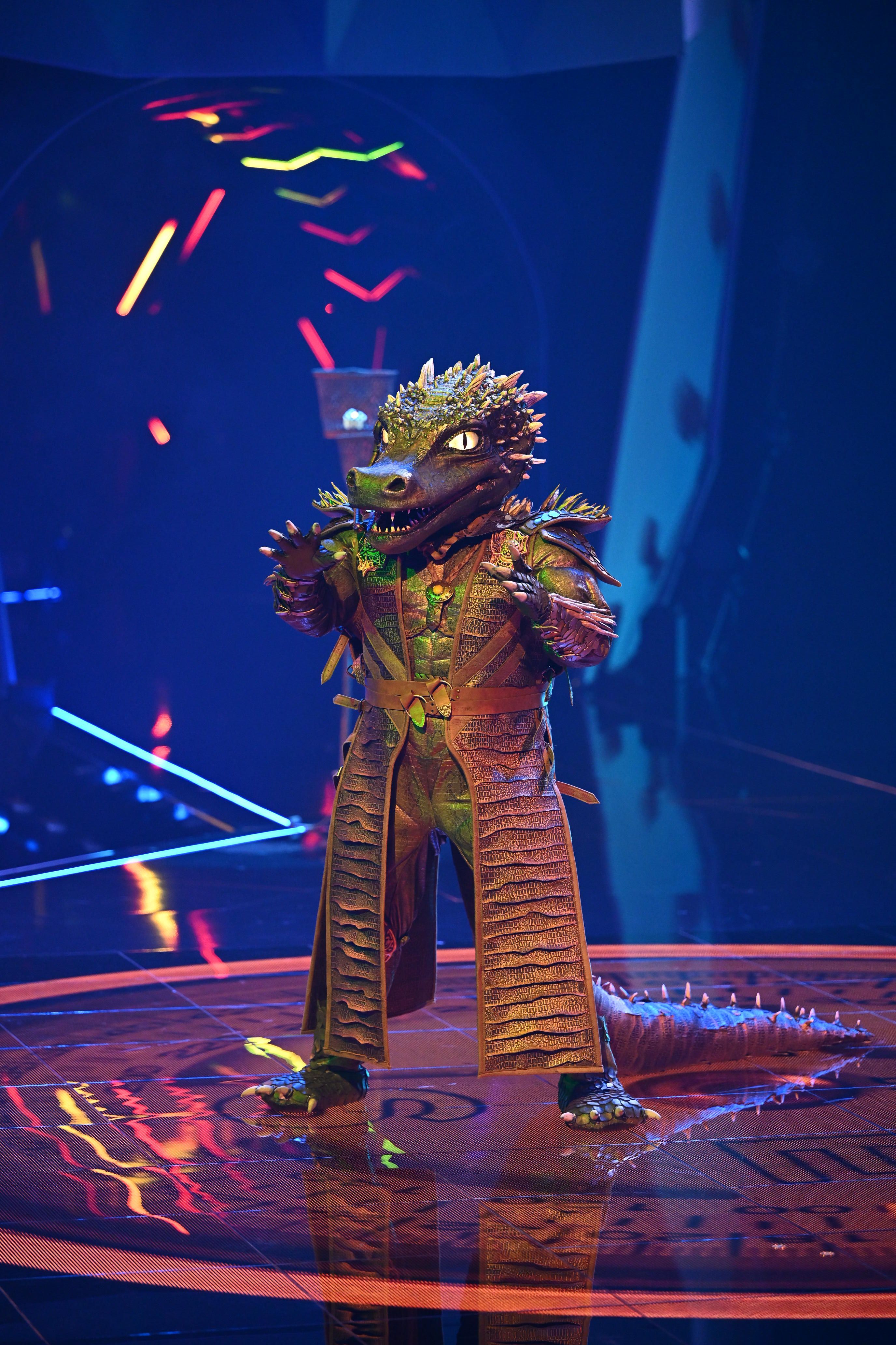 Voll im Game: Bei "The Masked Singer" will das Krokodil abräumen.