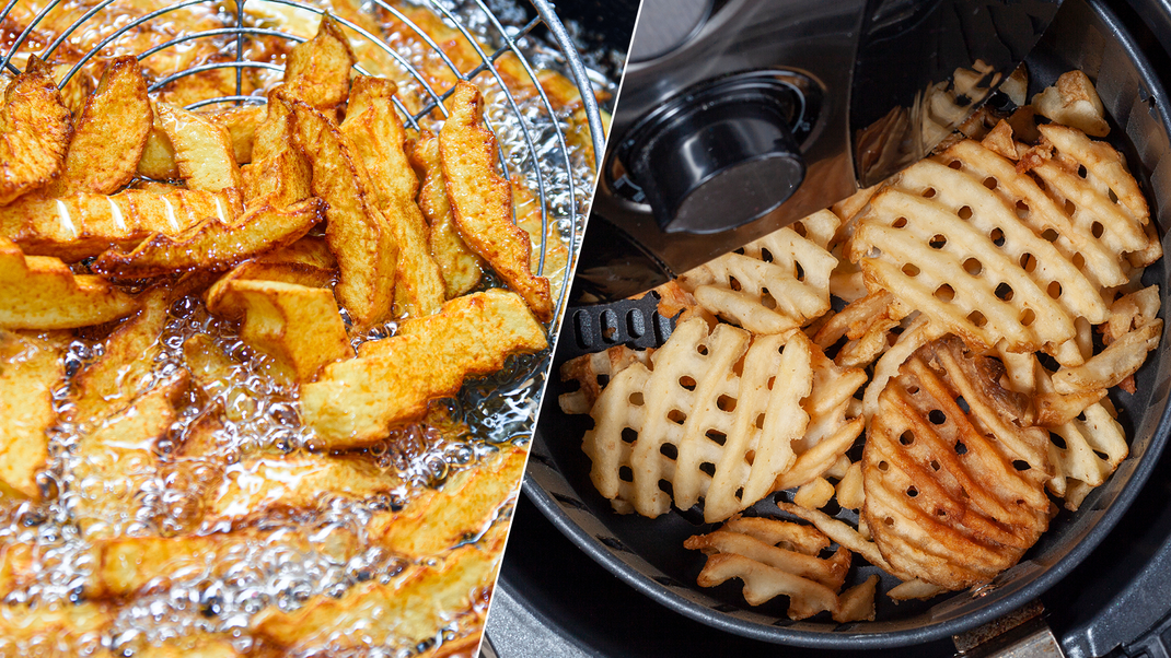 Was ist eigentlich der Unterschied zwischen einer normalen Fritteuse und einer Heißluftfritteuse? Und: Was schmeckt besser?