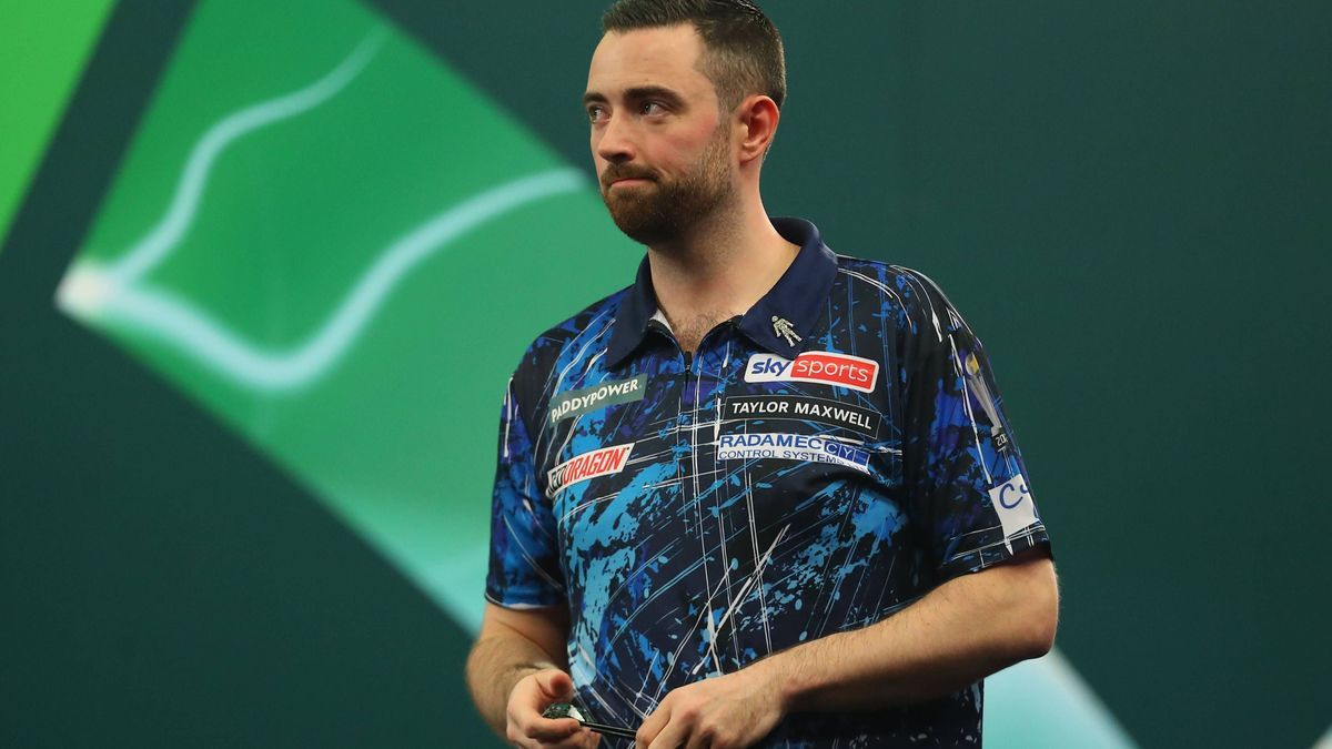 15th December 2024, Alexandra Palace, London, England; 2024 25 PDC Paddy Power World Darts Championships Day 1; Luke Humphries during his match against Thibault Tricole. PUBLICATIONxNOTxINxUK Actio...