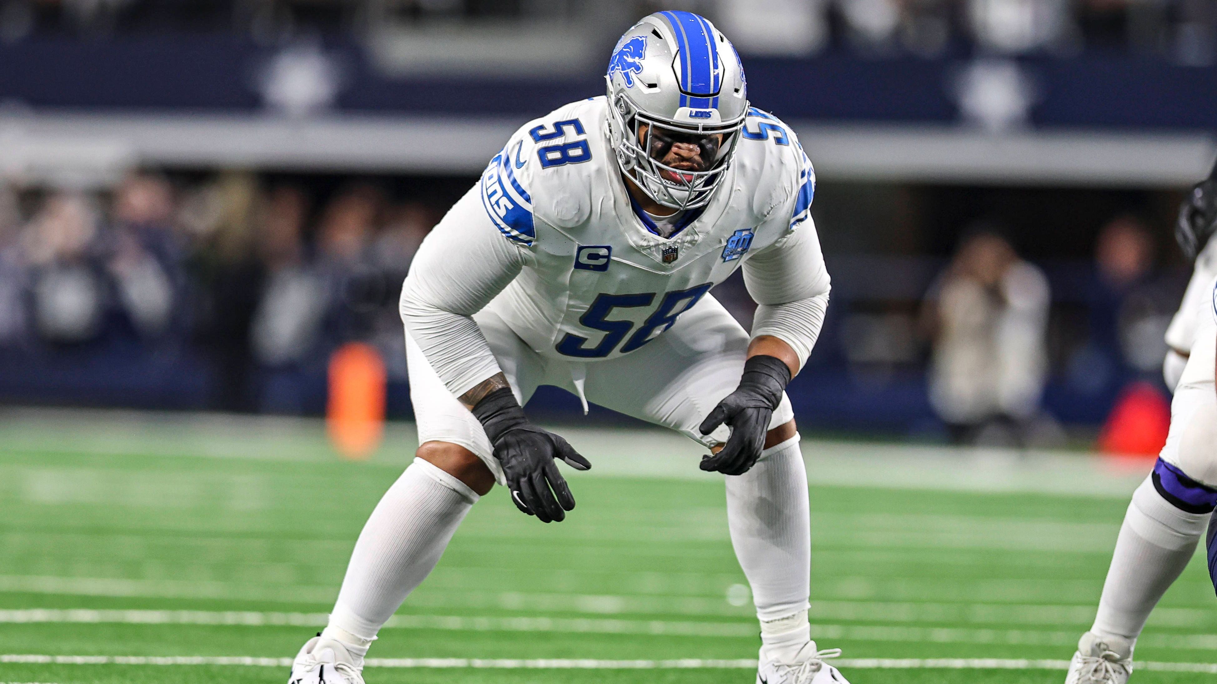 <strong>NFC: Offensive Tackle</strong><br>Starter: Penei Sewell (Detroit Lions)<br>Backup: Tristan Wirfs (Tampa Bay Buccaneers)<br>Nominiert, aber nicht dabei: Trent Williams (San Francisco 49ers, Super Bowl)