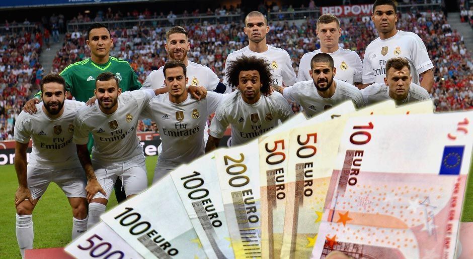 
                <strong>Real Madrid: Das sollen die Stars verdienen</strong><br>
                Was verdienen die Stars von Real Madrid pro Jahr? "Sport Bild" veröffentlicht die Zahlen des Kaders - und bezieht sich dabei auf die spanische Zeitung "Mundo Deportivo".
              