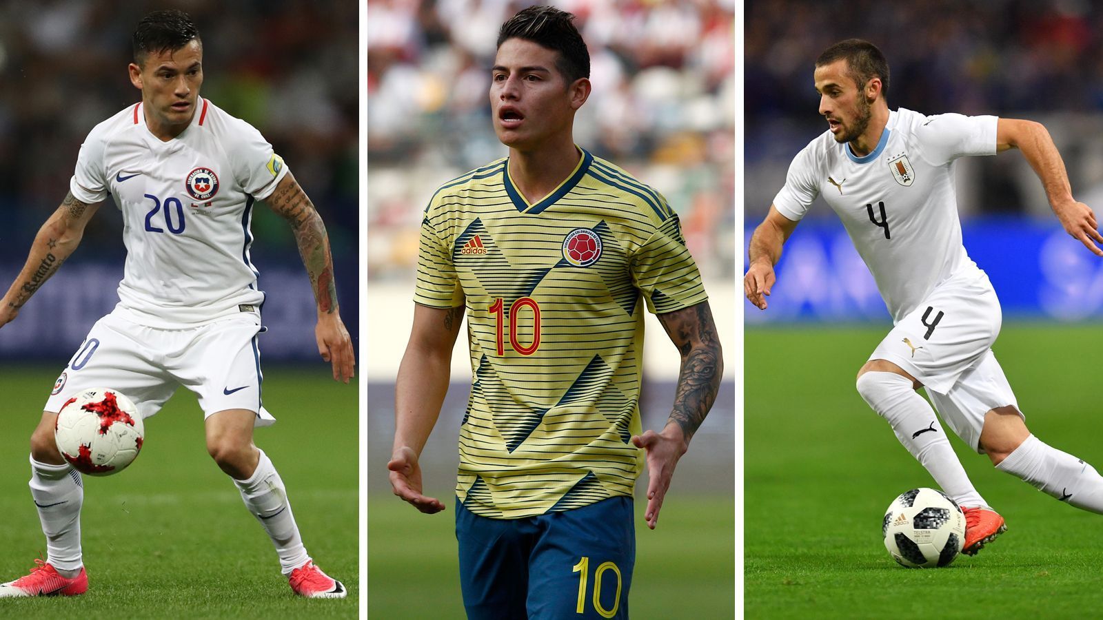 
                <strong>Copa America 2019: Diese Bundesliga-Stars sind dabei</strong><br>
                Für einige Bundesliga-Spieler ist die Fußball-Saison 2018/19 noch nicht ganz vorbei. Ab dem kommenden Wochenende mischen noch fünf Akteure bei der Copa America 2019 in Brasilien mit. ran.de stellt sie vor. Die Copa America gibt es live und on demand auf DAZN. 
              