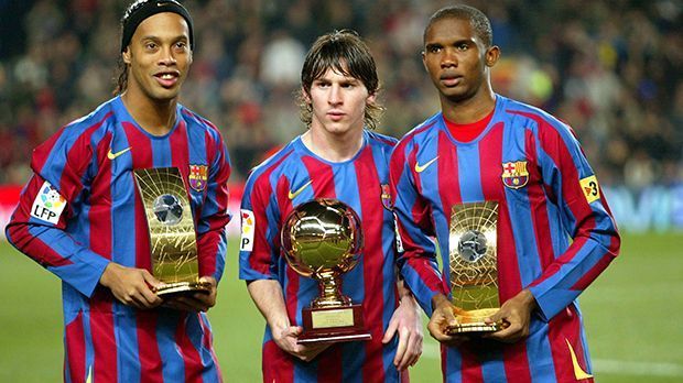 
                <strong>Lionel Messi</strong><br>
                Lionel Messi: Der Musterschüler aus Barcas Ausbildungszentrum ist Lionel Messi. Bereits 2005 gewann er den Young Player Award der FIFA. Es folgen vier Auszeichnungen zum Weltfußballer und zwei Auszeichnungen zum europäischen Fußballer des Jahres. Messi, der mit 13 nach Barcelona zog, wurde sieben Mal spanischer Meister, drei Mal Pokalsieger und vier Mal Champions-League-Sieger.
              
