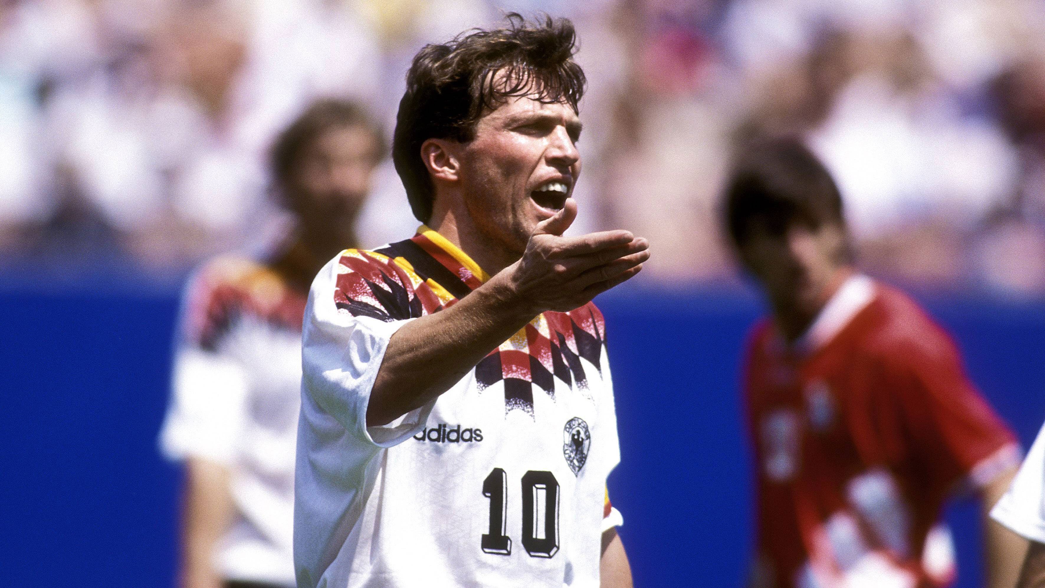 
                <strong>Platz 7: Lothar Matthäus (Deutschland)</strong><br>
                &#x2022; Länderspiele: 150 -<br>&#x2022; Zeitraum: 1980 bis 2000 -<br>&#x2022; Tore: 23<br>
              