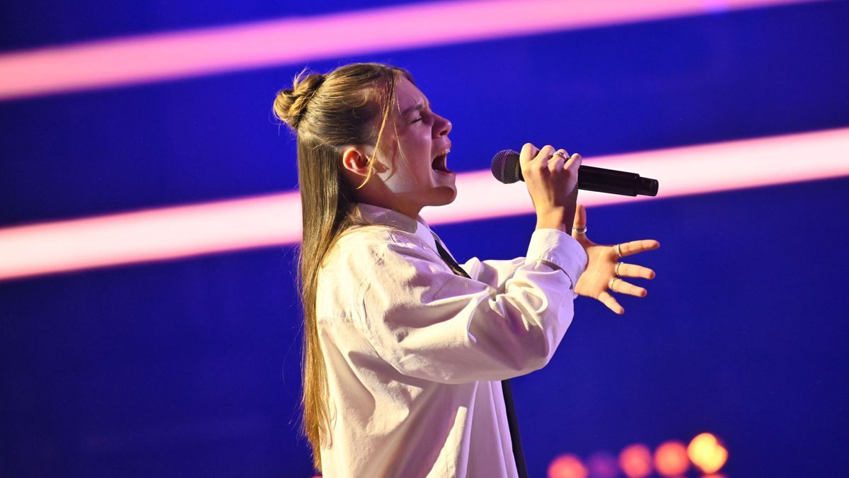 Frida singt im Finale von "The Voice Kids" 2024