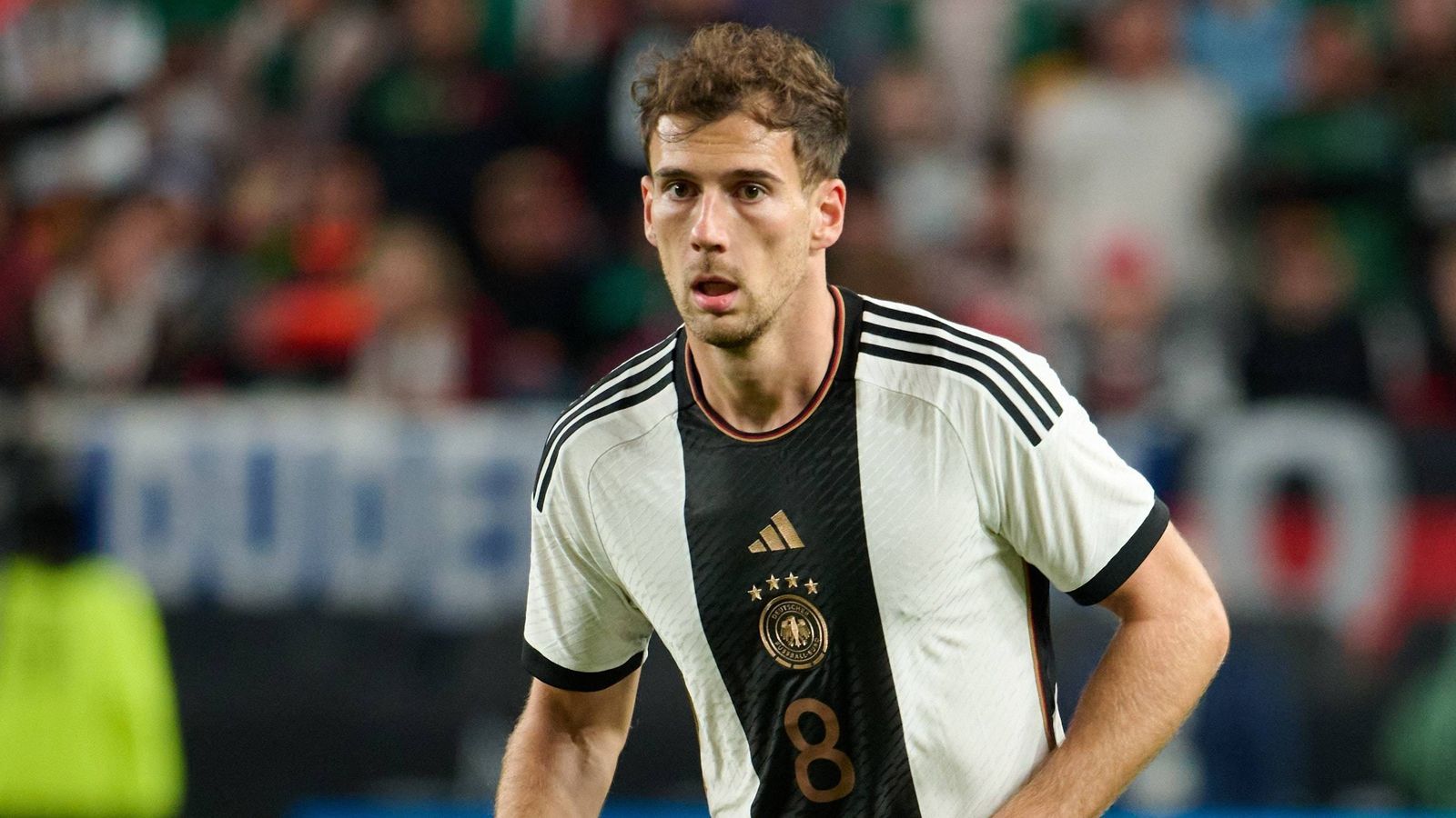 <strong>Leon Goretzka</strong><br>Der Münchner wird nach 71 Minuten für Kimmich eingewechselt und versucht etwas mehr Ordnung ins deutsche Spiel zu bringen. <strong><em>ran</em>-Note: 3</strong>