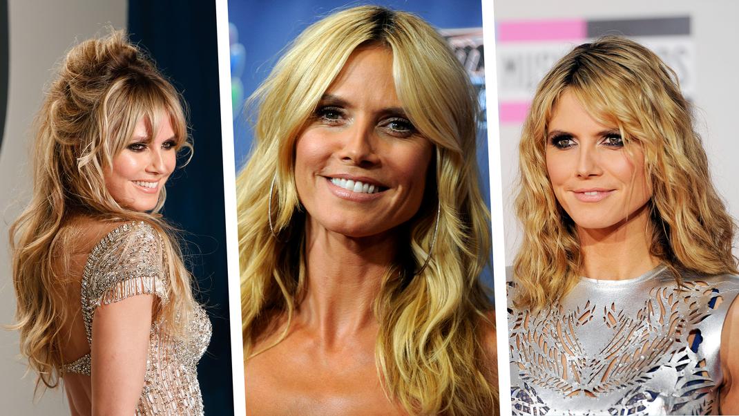 Heidi Klum steht für ausgefallene und auffällige Looks - das gilt auch für ihre Hairstyles. Wir zeigen dir ihre Top 10 Frisuren.