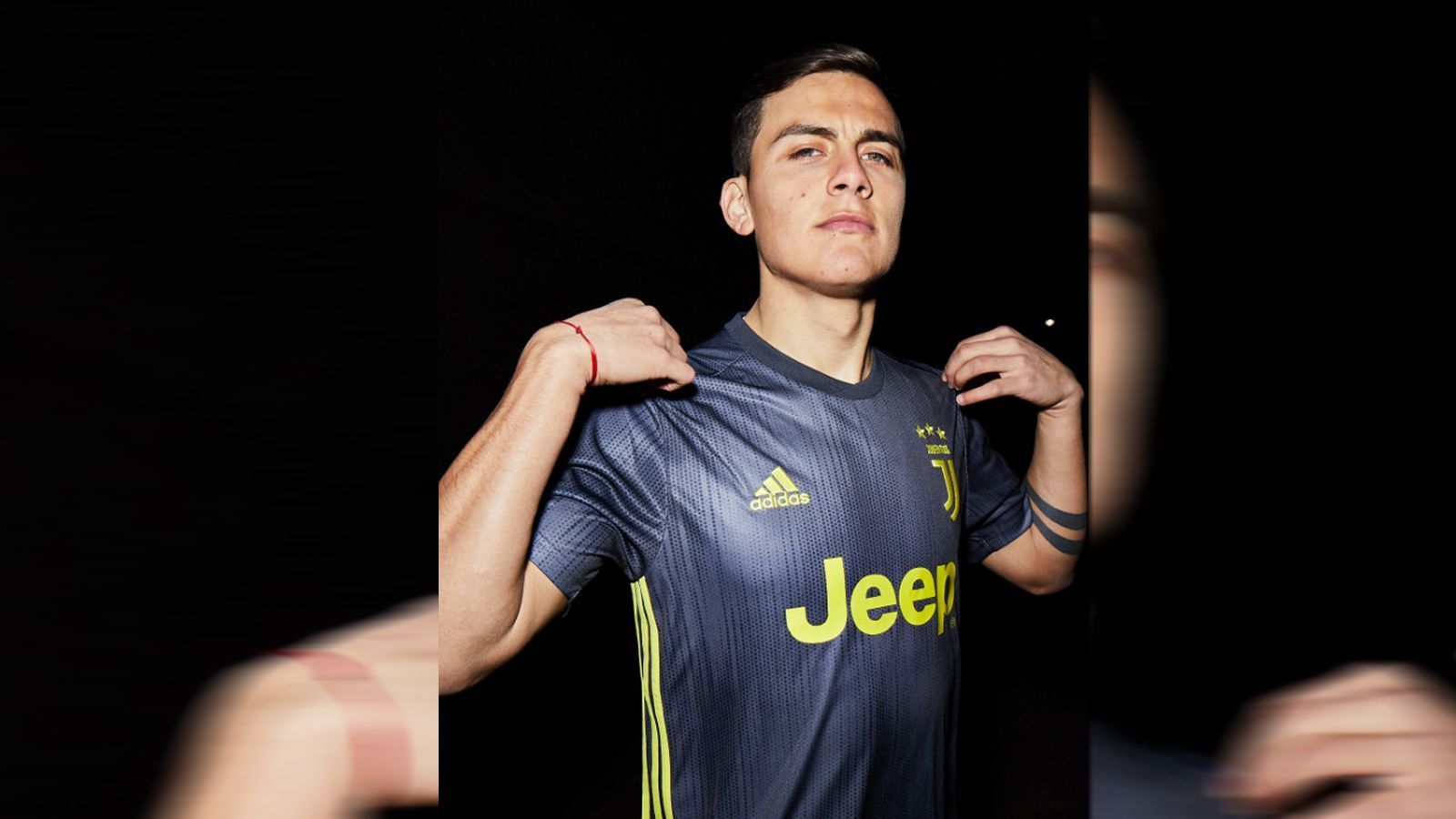 
                <strong>Juventus Turin Ausweichtrikot</strong><br>
                Juventus Turin hat sein neues Ausweichtrikot vorgestellt: Stürmer Paulo Dybala (Foto), Cristiano Ronaldo & Co. werden darin in einem dunkelgrau-gelben Look auflaufen. Im Netz ätzen User, Juve laufe demnächst im Müllbeutel-Look auf.
              