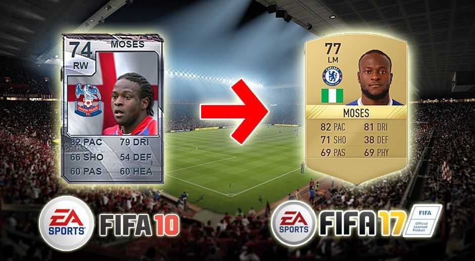 
                <strong>Victor Moses (FIFA 10 - FIFA 17)</strong><br>
                Victor Moses (FIFA 10 - FIFA 17)
              