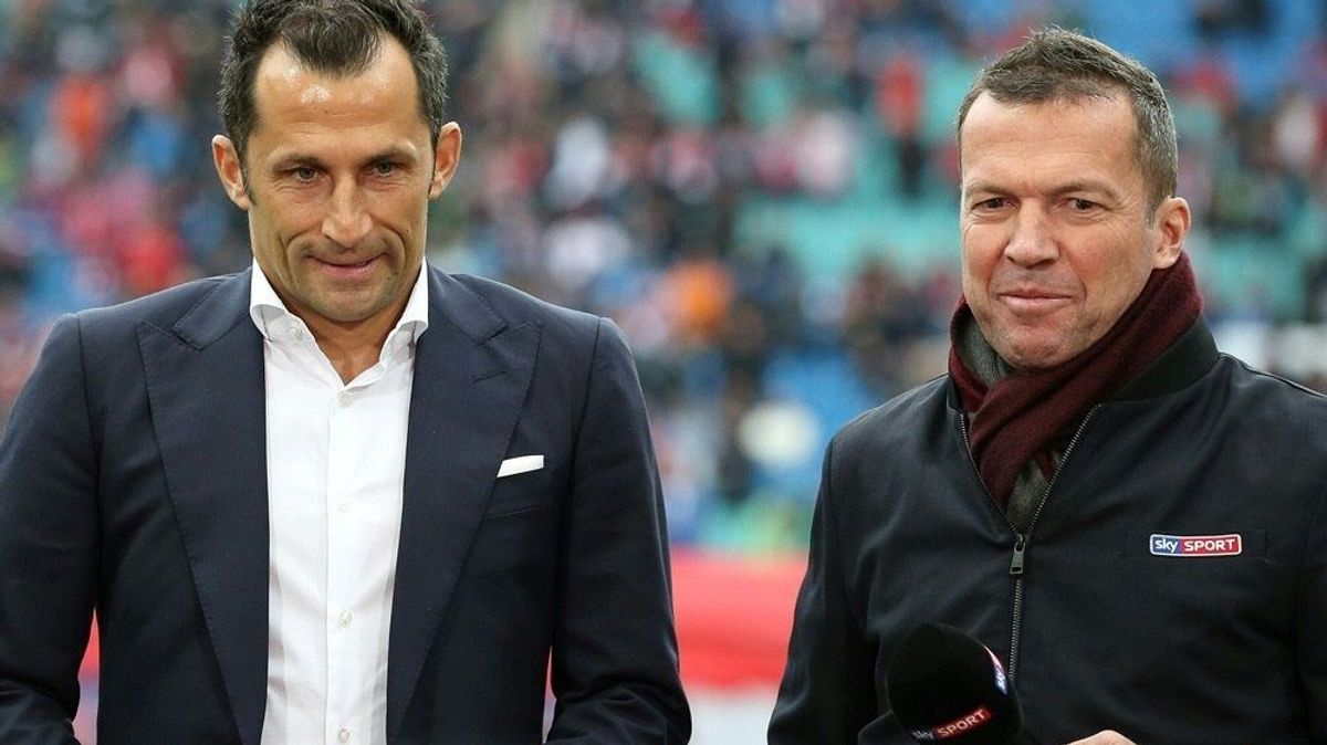 Bayern-Sportdirektor Salihamidzic und Lothar Matthäus