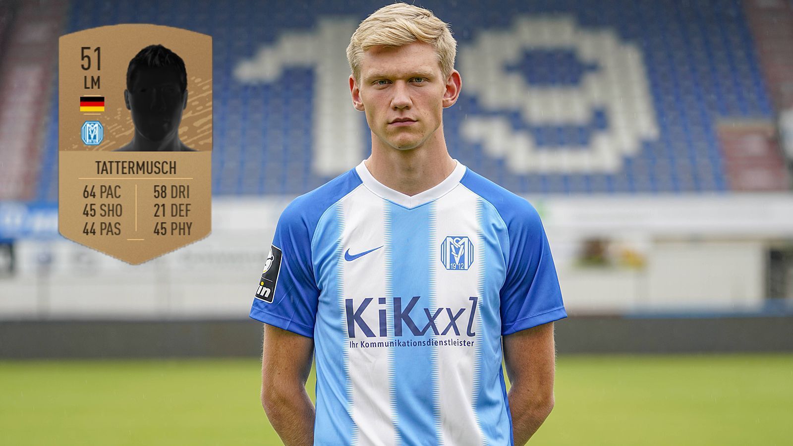 
                <strong>Ted Tattermusch (SV Meppen)</strong><br>
                Gesamtstärke: 51Alter: 18 JahrePosition: Linkes Mittelfeld
              