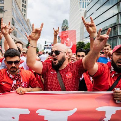 Euro 2024: Türkische Fans in Berlin
