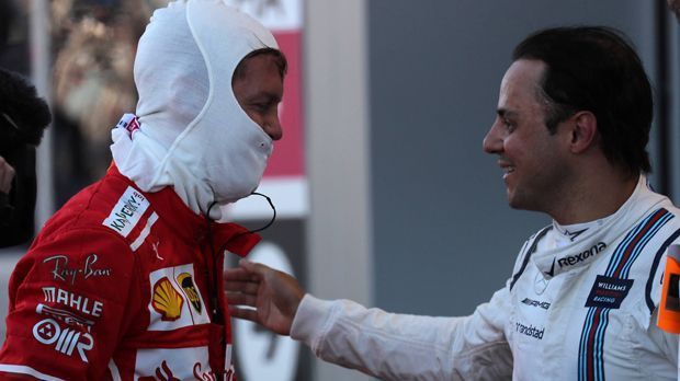 
                <strong>Stinkefinger gegen Felipe Massa</strong><br>
                Beim GP in Russland in dieser Saison hatte Vettel sich auf die Jagd nach Hamiltons Mercedes-Teamkollegen Valtteri Bottas gemacht, als ihm der Williams-Pilot Felipe Massa beim Überrunden im Weg stand. Vettel fluchte wie üblich am Funk und zeigte dem Brasilianer dann noch den Mittelfinger. Doch das ist nur eine Kleinigkeit, verglichen mit dem, was sich Vettel vor allem im vergangenen Oktober in Mexiko geleistet hatte...
              