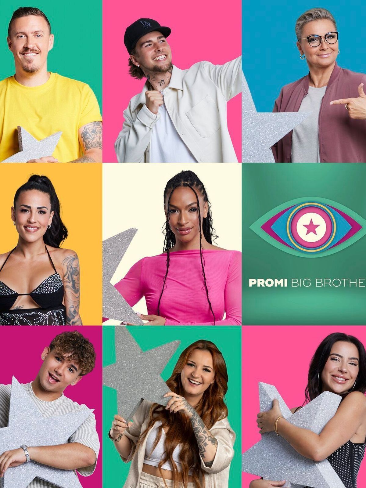 Diese 14 Promis sind bei "Promi Big Brother" 2024 dabei.