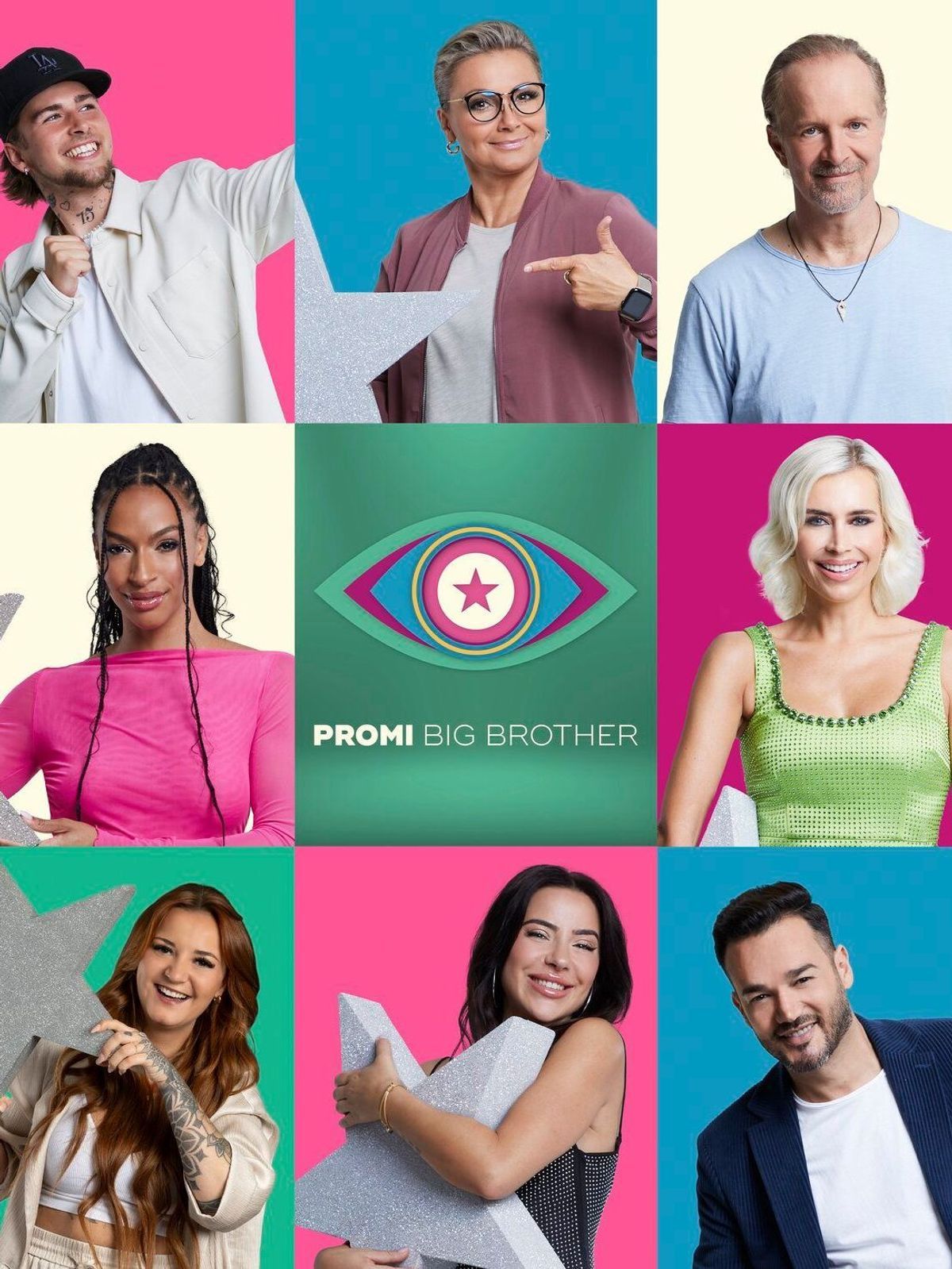 Diese 14 Promis sind bei "Promi Big Brother" 2024 dabei.