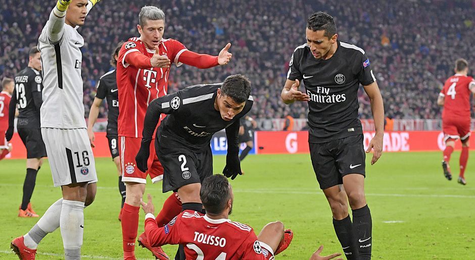 
                <strong>Marquinhos</strong><br>
                50 Prozent gewonnene Zweikämpfe sind für einen Inenverteidiger keine gute Quote. Zwar ist Marquinhos hinten bei den vielen Bayern-Flanken oft per Kopf zur Stelle, beim 2:0 durch Tolisso ist von ihm aber keine Spur. ran-Note: 4
              