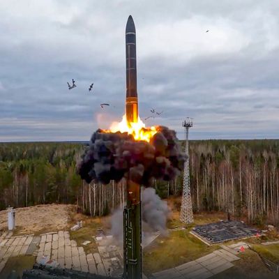 Abschuss einer russischen Interkontinentalrakete