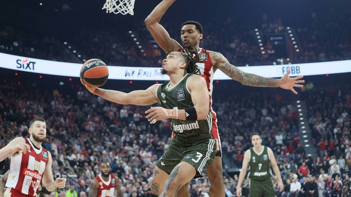 Bayerns Basketballer siegen gegen Roter Stern Belgrad