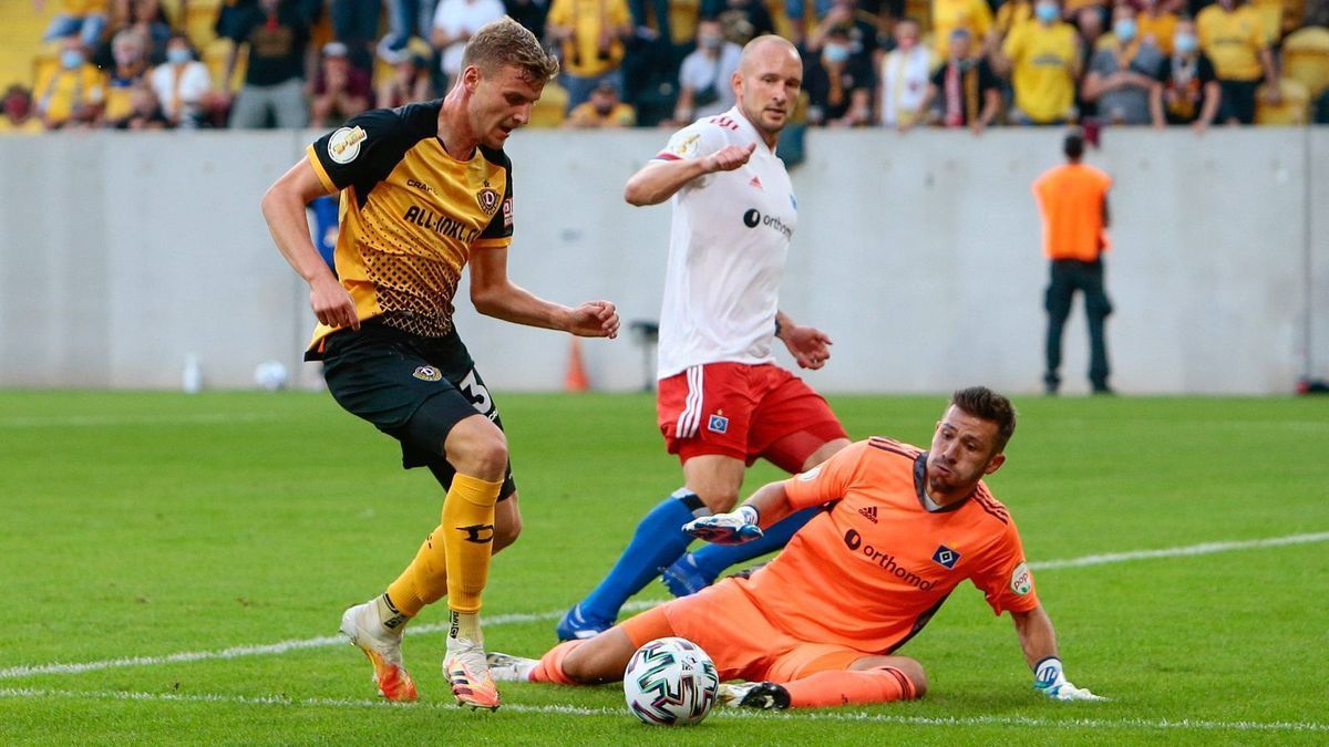 Der Hamburger SV unterlag bei Dynamo Dresden klar mit 1:4